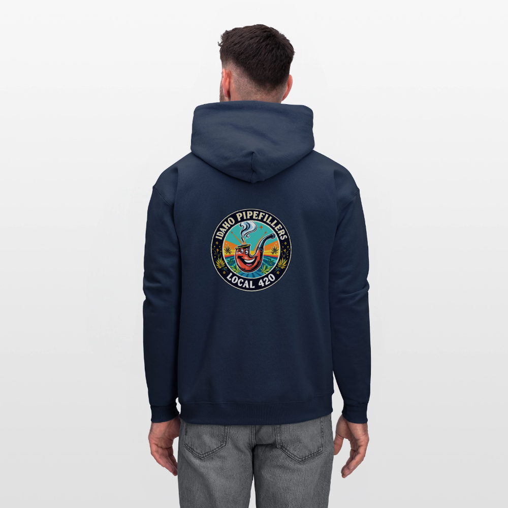 IDAHO PIPEFILLERS LOCAL 420 F/B DESIGN Men's Hoodie - navy
