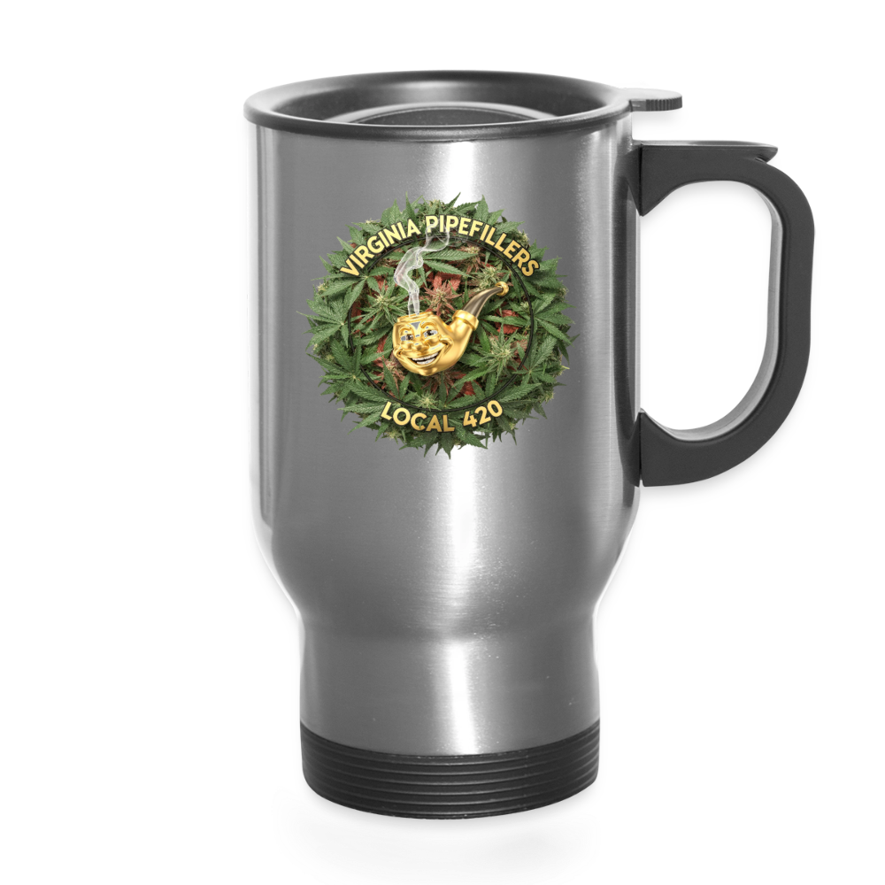 VIRGINIA PIPEFILLERS LOCAL 420 14oz Stainless Steel Travel Mug - silver