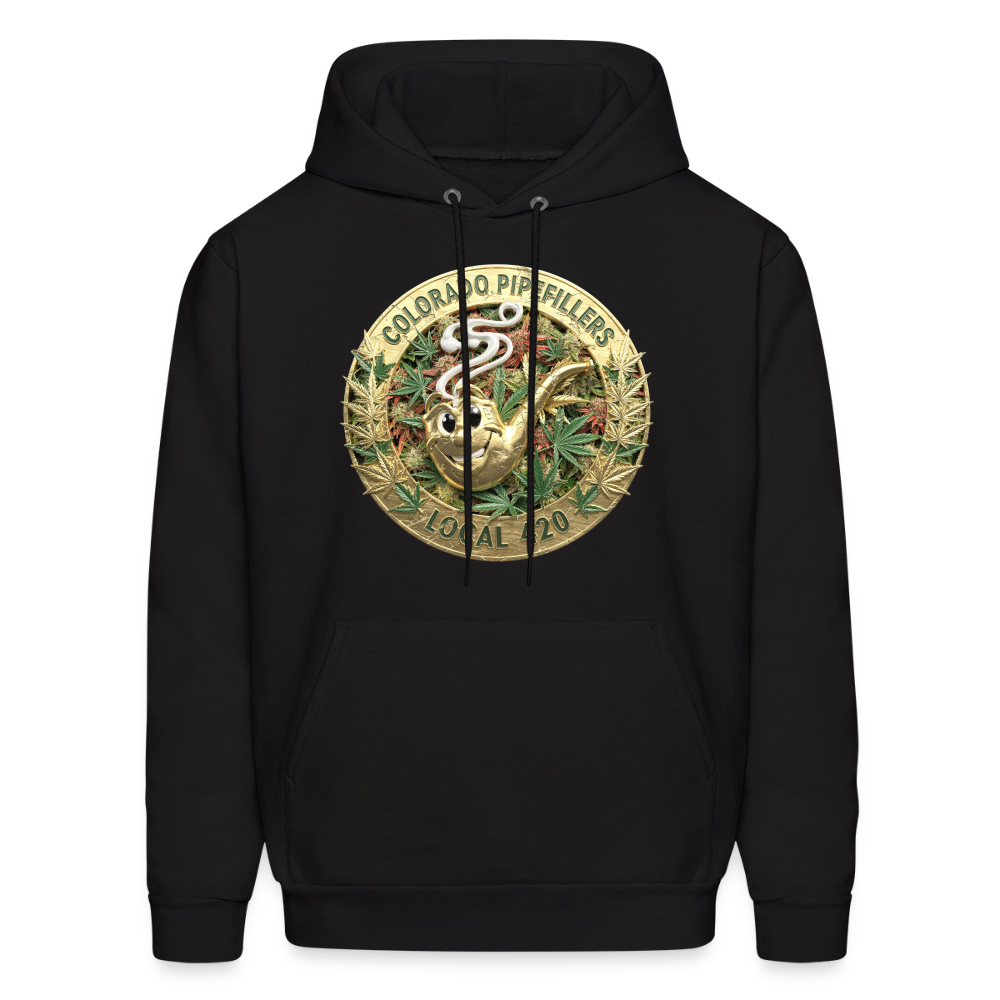 COLORADO PIPEFILLERS LOCAL 420 Men's Hoodie - black
