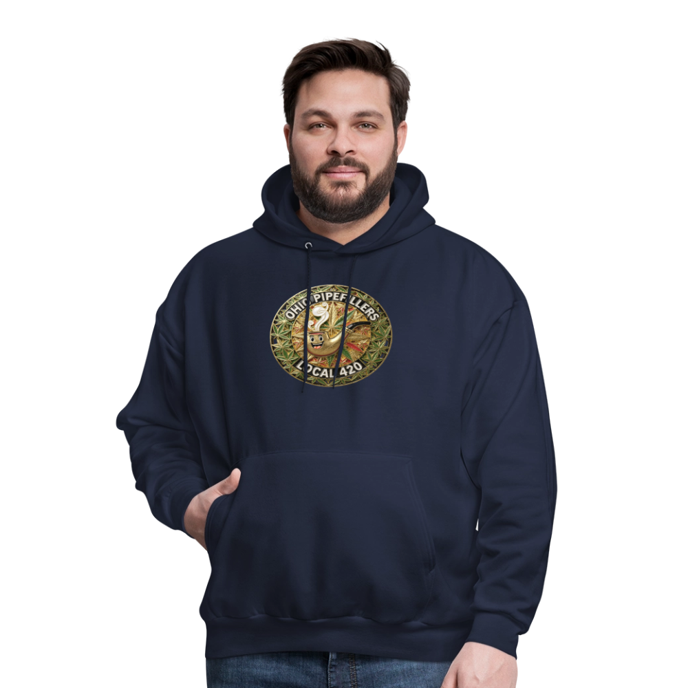 OHIO PIPEFILLERS LOCAL 420  F/B DESIGNS Men's Hoodie - navy