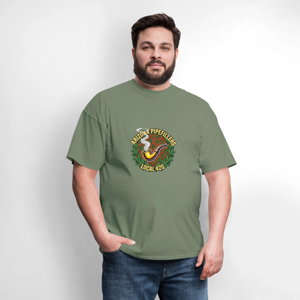ARIZONA PIPEFILLERS LOCAL 420 MEN'S T-Shirt - military green
