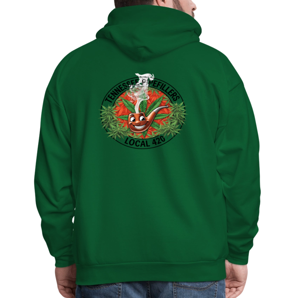 TENNESSEE PIPEFILLERS LOCAL 420 Men's Hoodie - forest green