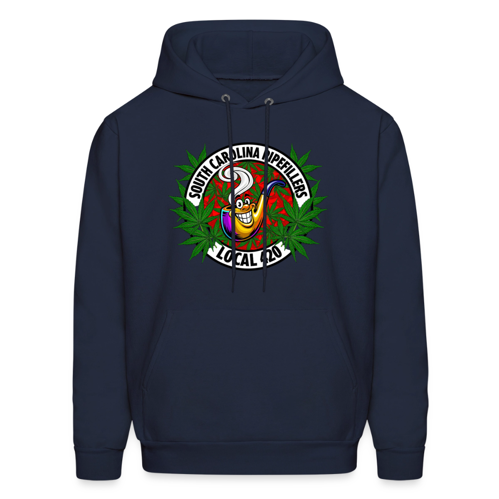 SOUTH CAROLINA PIPEFILLERS LOCAL 420 F/B DESIGN Men's Hoodie - navy