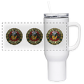 TEXAS PIPEFILLERS LOCAL 420 40oz Stainless Stel Travel Tumbler - white