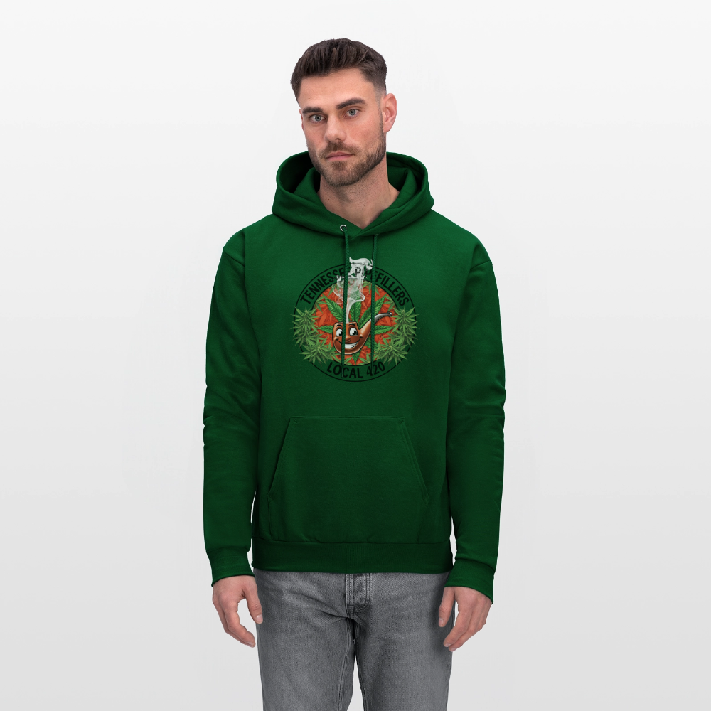 TENNESSEE PIPEFILLERS LOCAL 420 Men's Hoodie - forest green