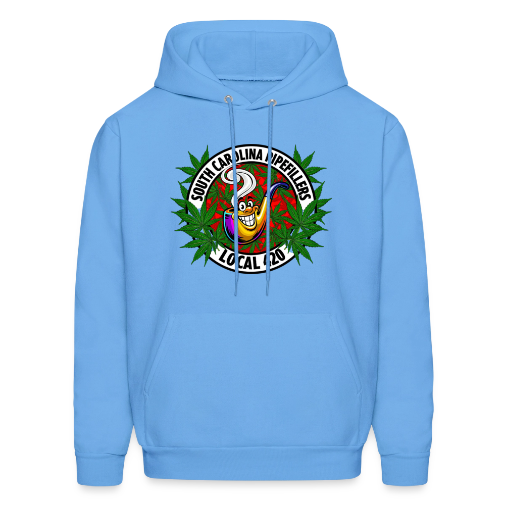 SOUTH CAROLINA PIPEFILLERS LOCAL 420 F/B DESIGN Men's Hoodie - carolina blue