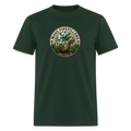MASS PIPEFILLERS LOCAL 420 2 EMBLEM Men's T-Shirt - forest green