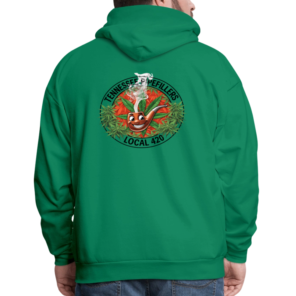 TENNESSEE PIPEFILLERS LOCAL 420 Men's Hoodie - kelly green