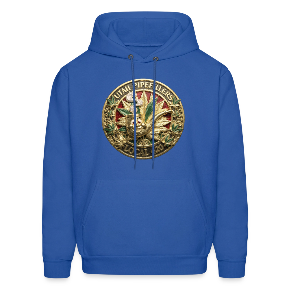 UTAH PIPEFILLERS LOCAL 420 Men's  Hoodie - royal blue
