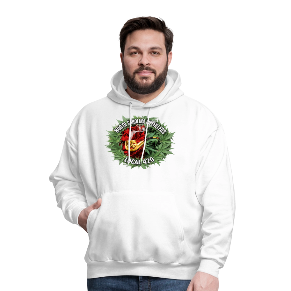 NORTH CAROLINA  PIPEFILLERS LOCAL 420 Men's Hoodie - white