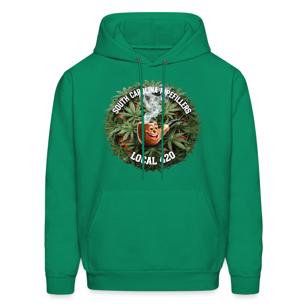 SOUTH CAROLINA PIPEFILLERS LOCAL 420 F/B DESIGN Men's Hoodie - kelly green