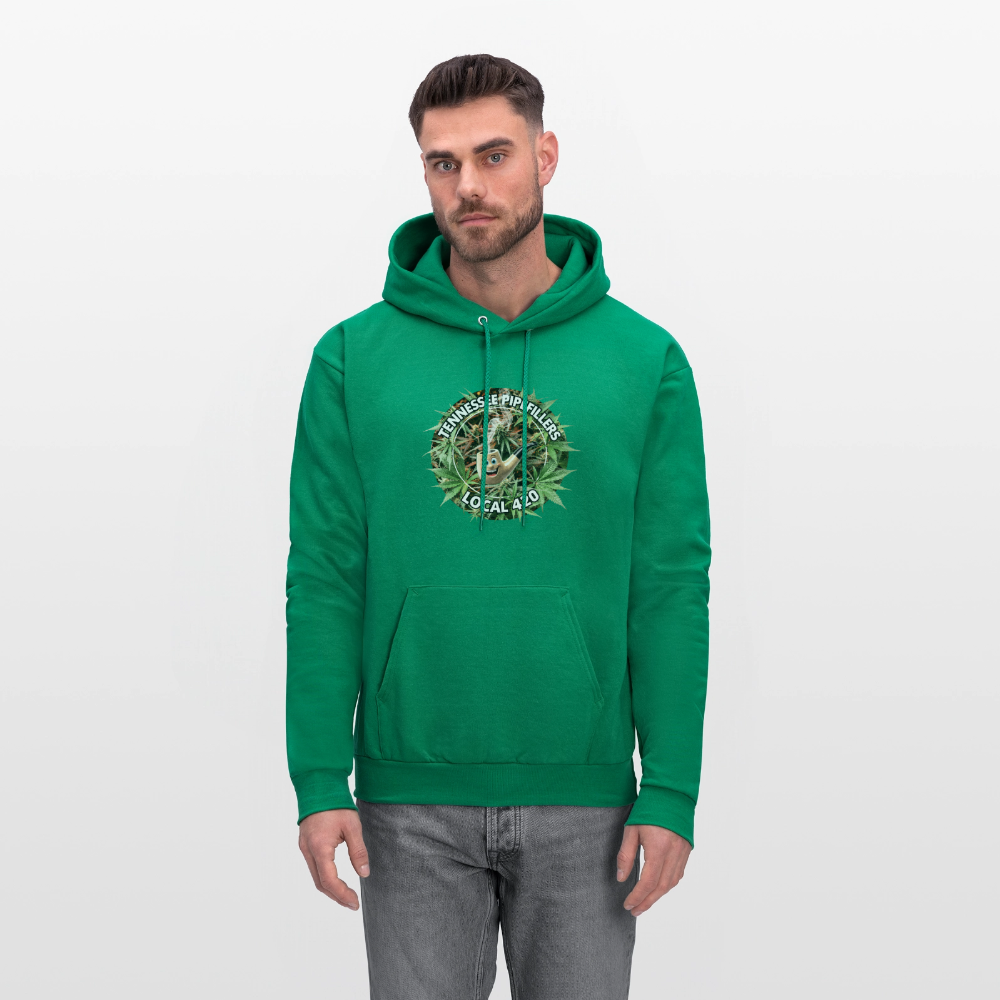 TENNESSEE PIPEFILLERS LOCAL 420 F/B DESIGN Men's  Hoodie - kelly green