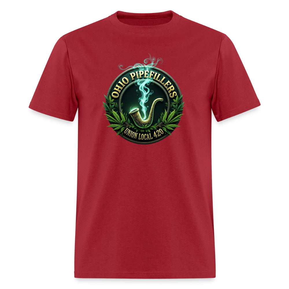 OHIO PIPEFILLERS UNION LOCAL 420 Men's T-Shirt - true red