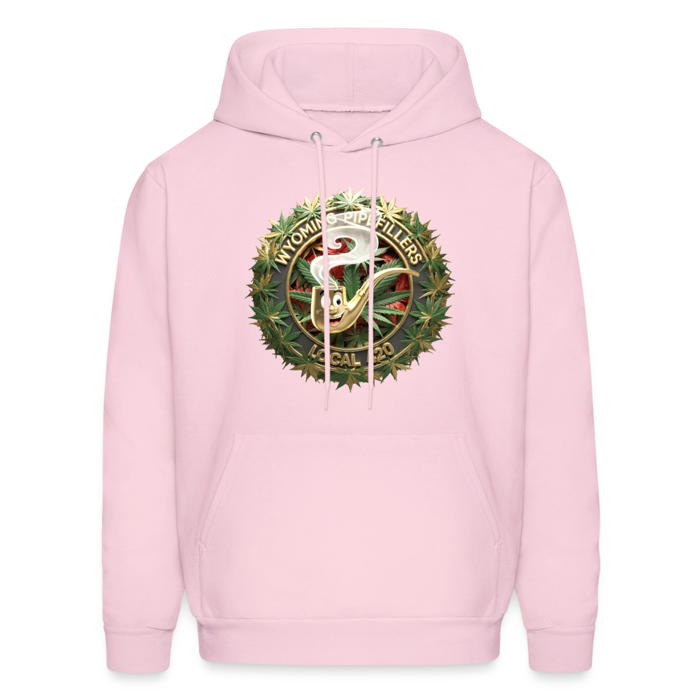 WYOMING PIPEFILLERS LOCAL 420 F/B DESIGN Men's Hoodie - pale pink