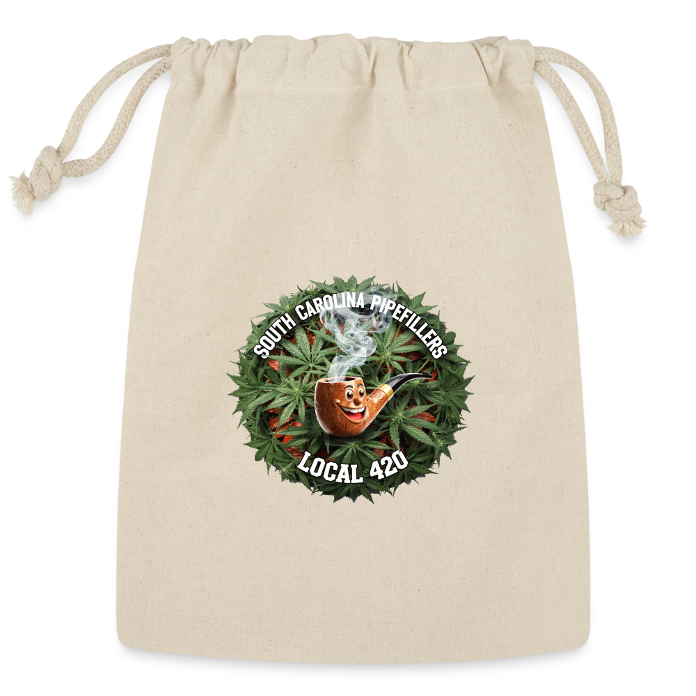 SOUTH CAROLINA PIPEFILLERS LOCAL 420 Reusable Gift Bag - Natural