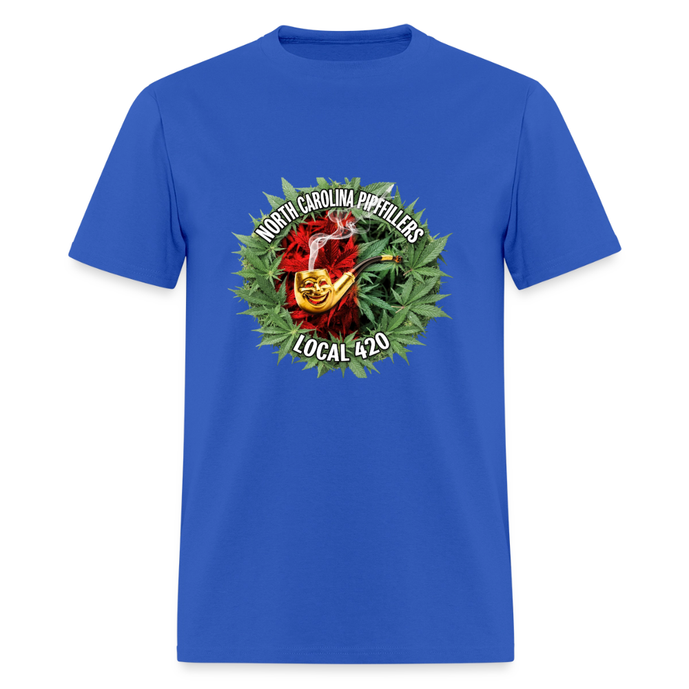 NORTH CAROLINA PIPEFILLERS LOCAL 420 Men's T-Shirt - royal blue