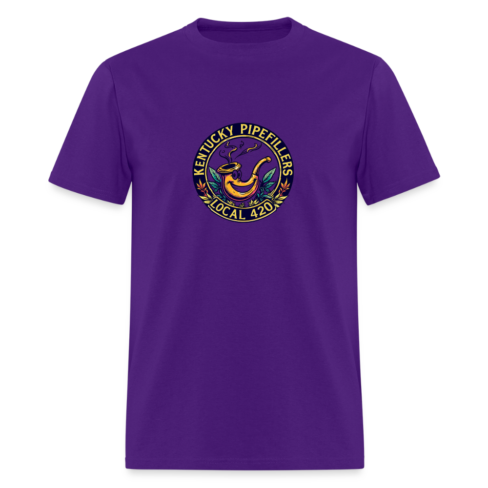 KENTUCKY PIPEFILLERS LOCAL 420 Men's T-Shirt - purple