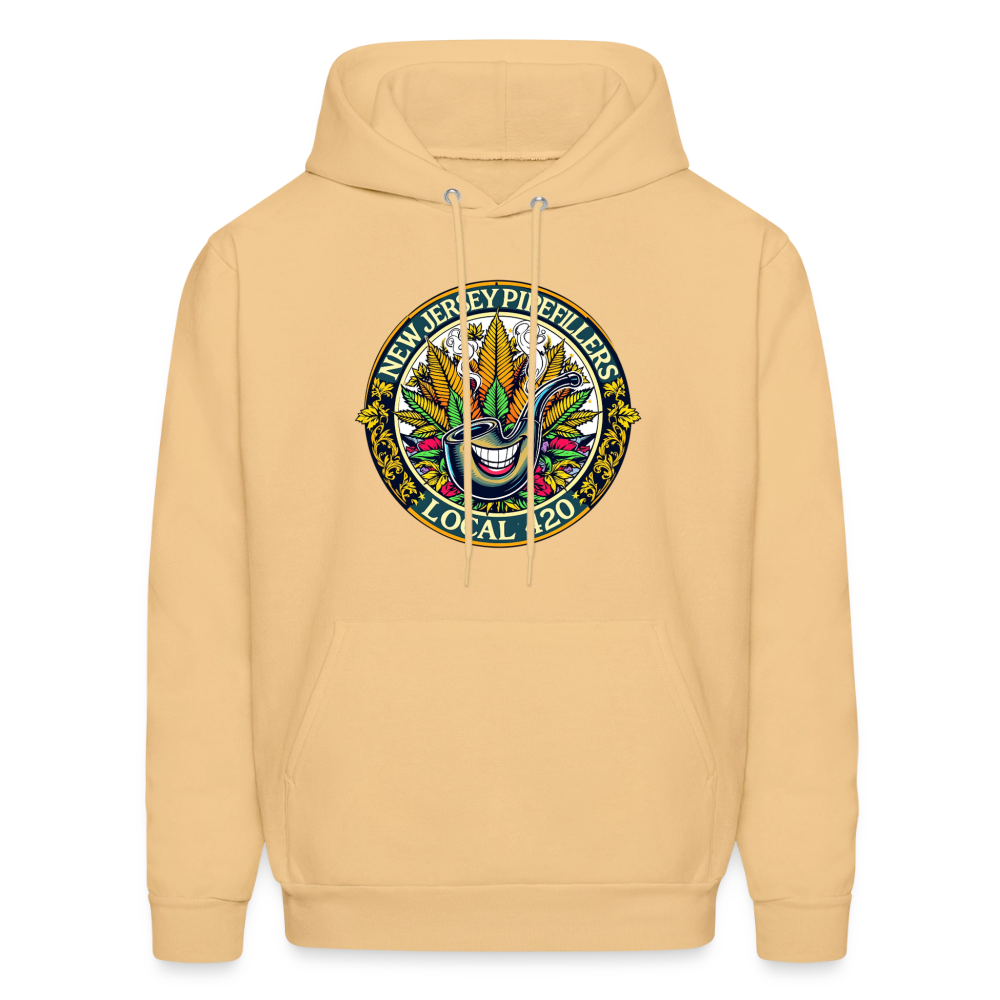 NEW JERSEY PIPEFILLERS LOCAL 420 Men's Hoodie - light gold 