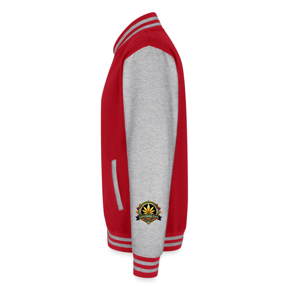 COLORADO PIPEFILLERS LOCAL 420 / 4 EMBLEM Unisex College Sweat Jacket - red/heather grey