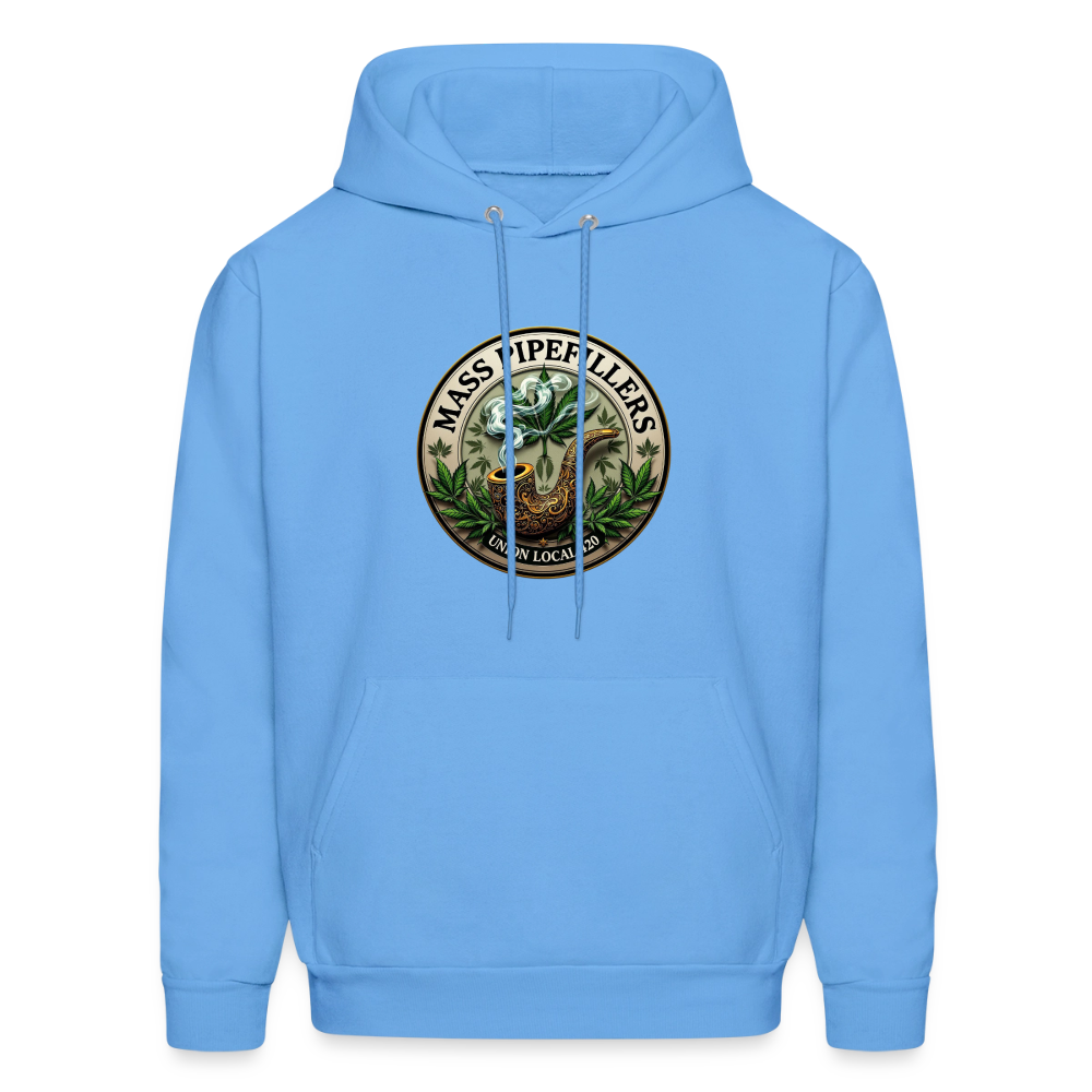 MASS PIPEFILLERS LOCAL 420 Men's Hoodie - carolina blue