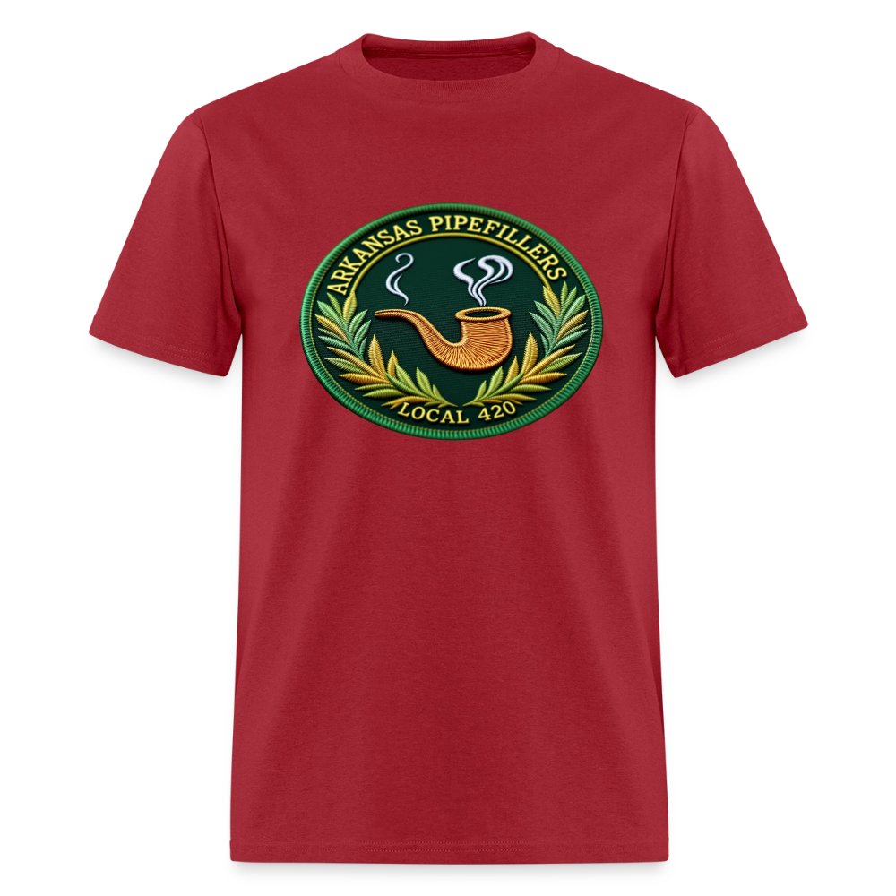 ARKANSAS PIPEFILLERS LOCAL 420 Men's T-Shirt - true red
