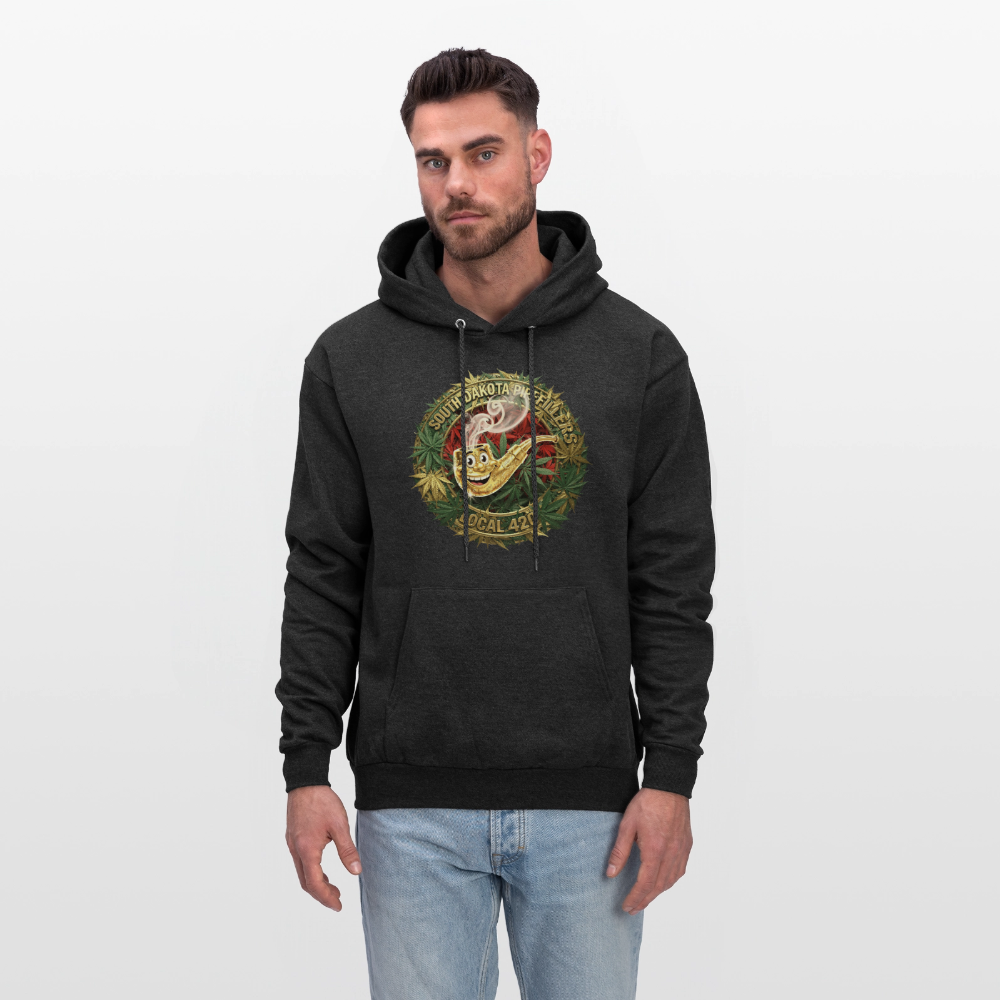 SOUTH DAKOTA PIPEFILLERS LOCAL 420 Men's  Hoodie - charcoal grey