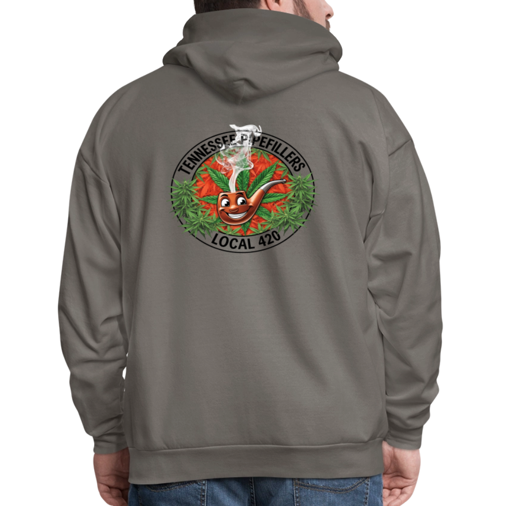 TENNESSEE PIPEFILLERS LOCAL 420 Men's Hoodie - asphalt gray