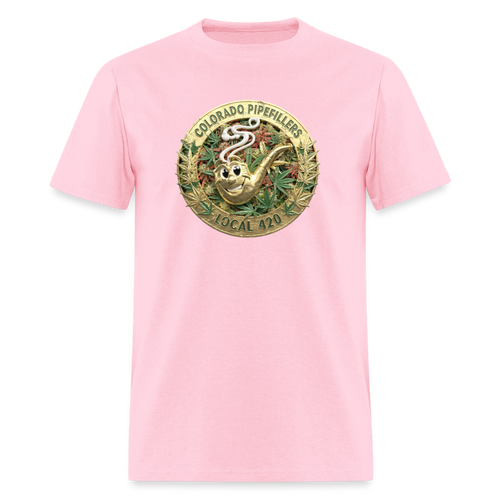 COLORADO PIPEFILLERS LOCAL 420 Men's T-Shirt - pink