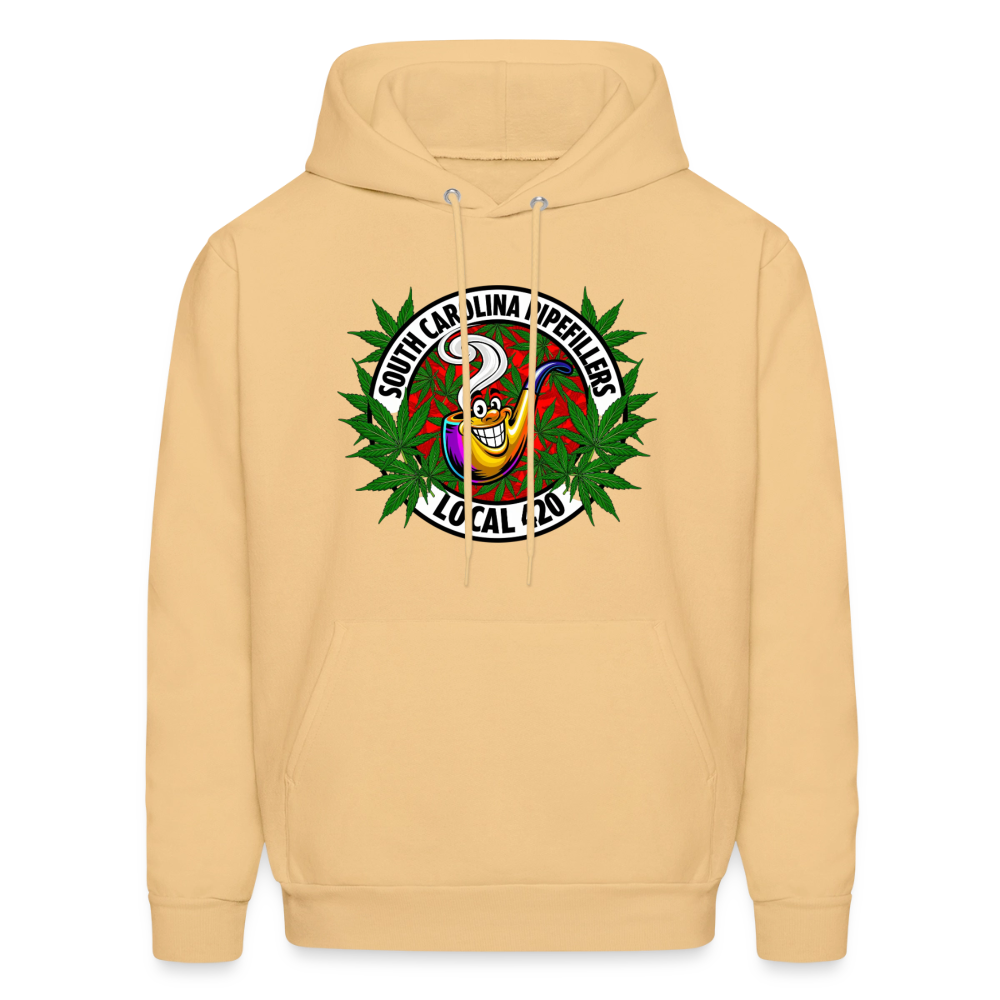SOUTH CAROLINA PIPEFILLERS LOCAL 420 F/B DESIGN Men's Hoodie - light gold 