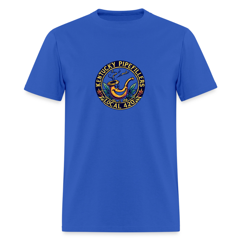 KENTUCKY PIPEFILLERS LOCAL 420 Men's T-Shirt - royal blue