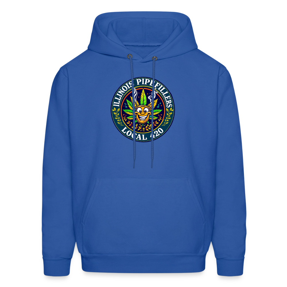 ILLINOIS PIPEFILLERS LOCAL 420 Men's Hoodie - royal blue