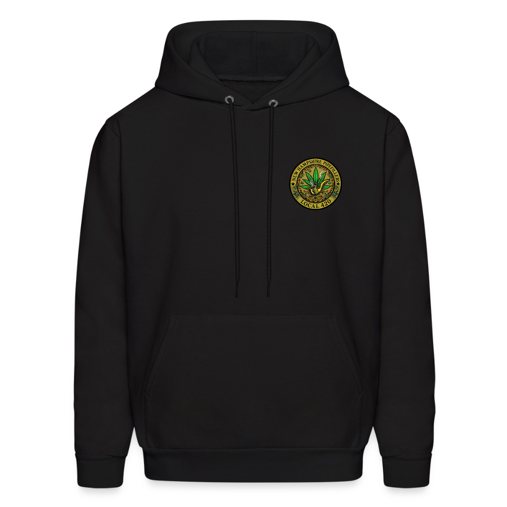 NEW HAMSHIRE PIPEFILLERS LOCAL 420 Men's Hoodie - black
