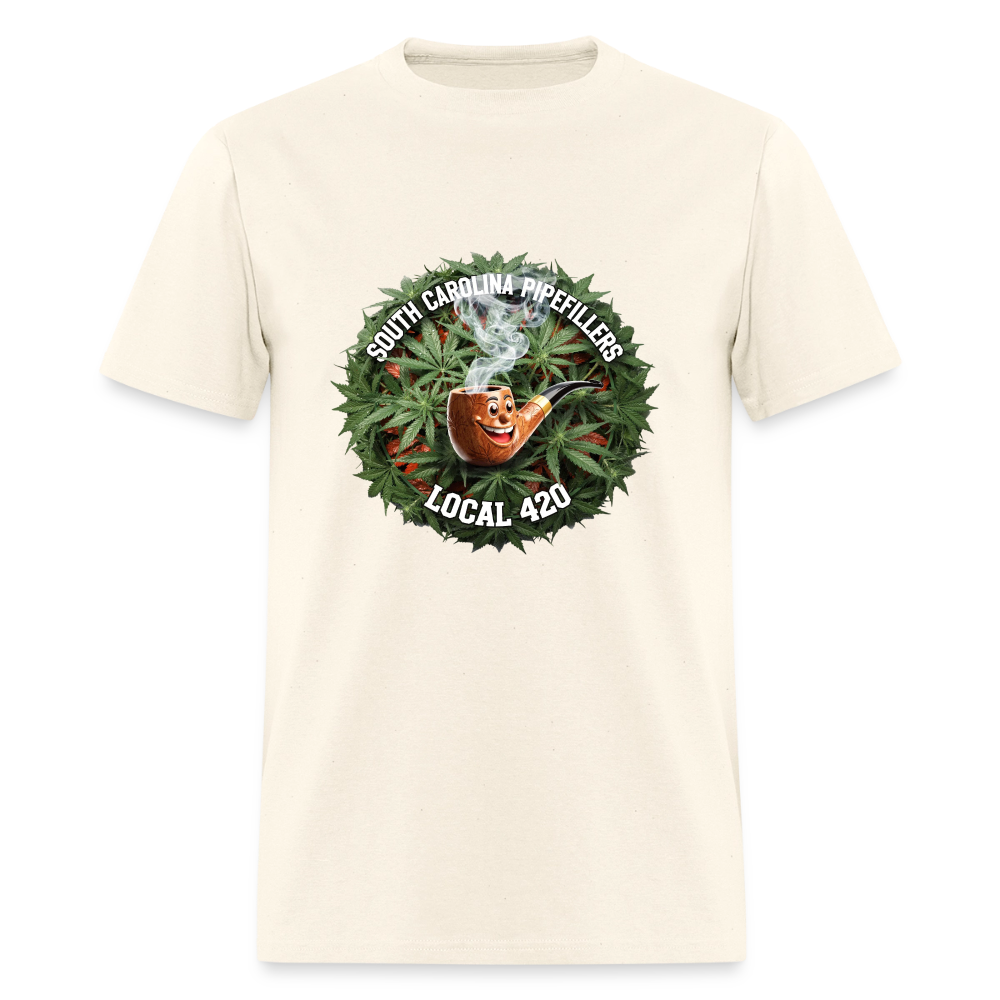 SOUTH CAROLINA PIPEFILLERS LOCAL 420 Men's T-Shirt - sweet cream heather