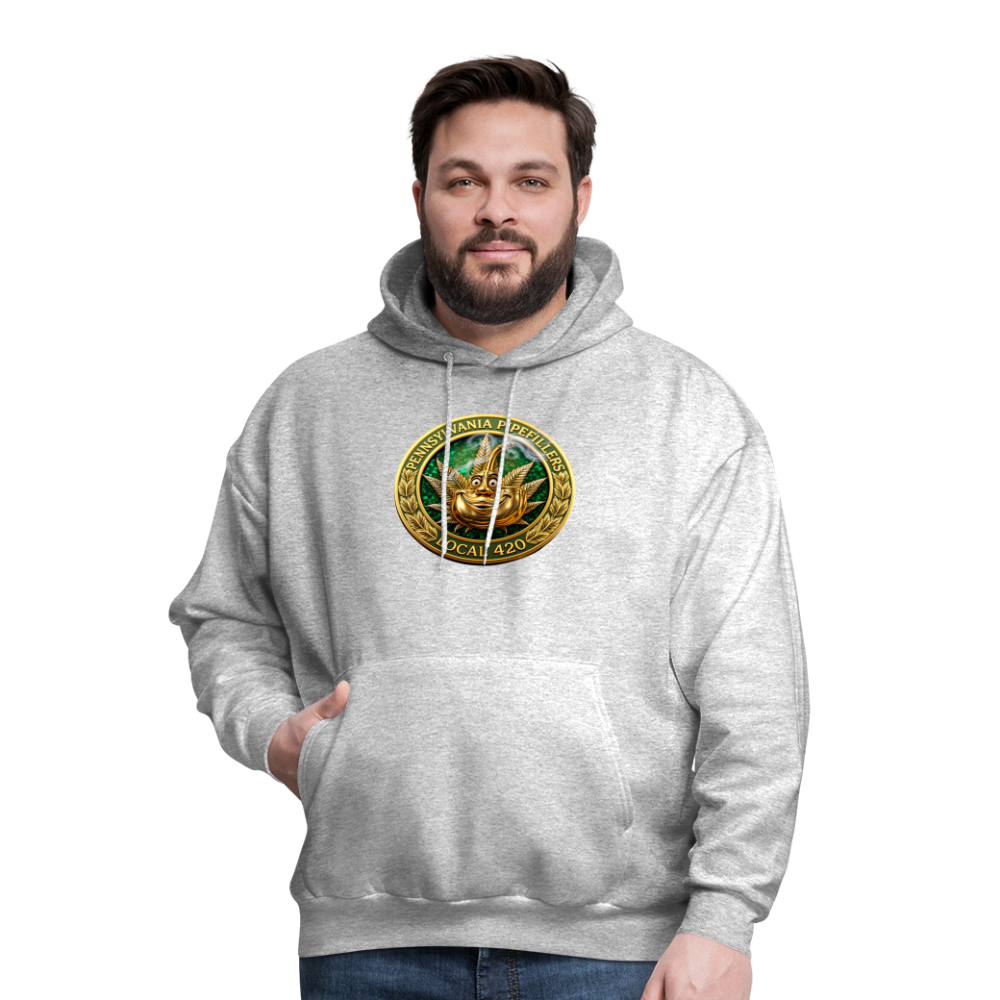 PENNSYLVANIA  PIPEFILLERS LOCAL 420 Men's Hoodie - heather gray