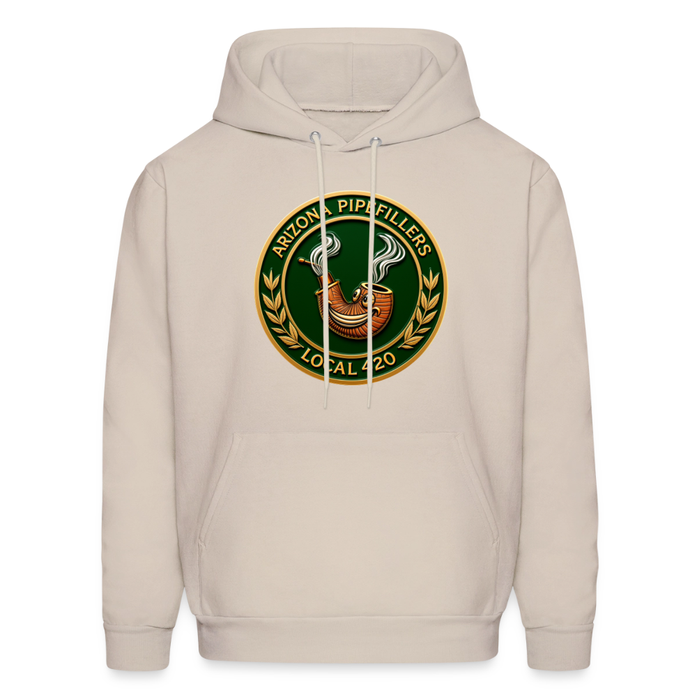 ARIZONIA PIPEFILLERS LOCAL 420 F/B DESIGN Men's Hoodie - Sand