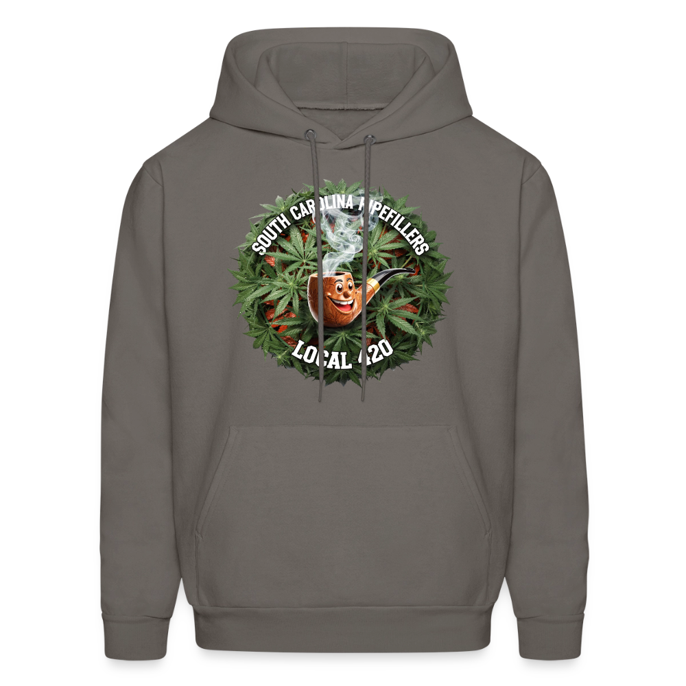 SOUTH CAROLINA PIPEFILLERS LOCAL 420 F/B DESIGN Men's Hoodie - asphalt gray