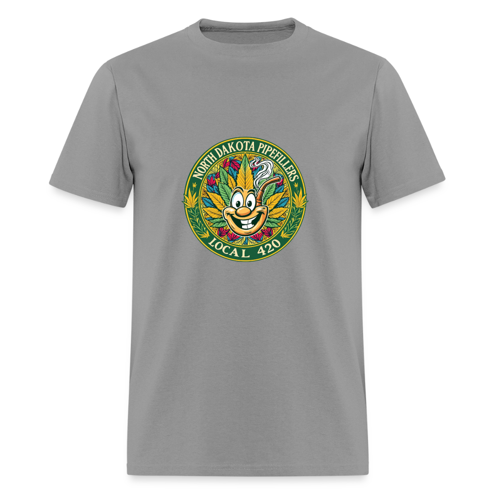 NORTH DAKOTA PIPEFILLERS LOCAL 420 Men's T-Shirt - rock
