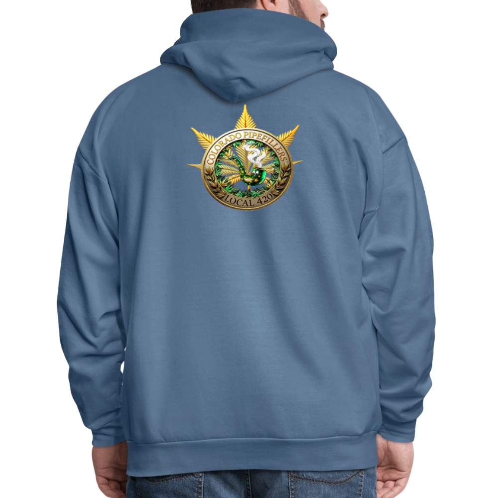 COLORADO PIPEFILLERS LOCAL 420 Men's Hoodie - denim blue