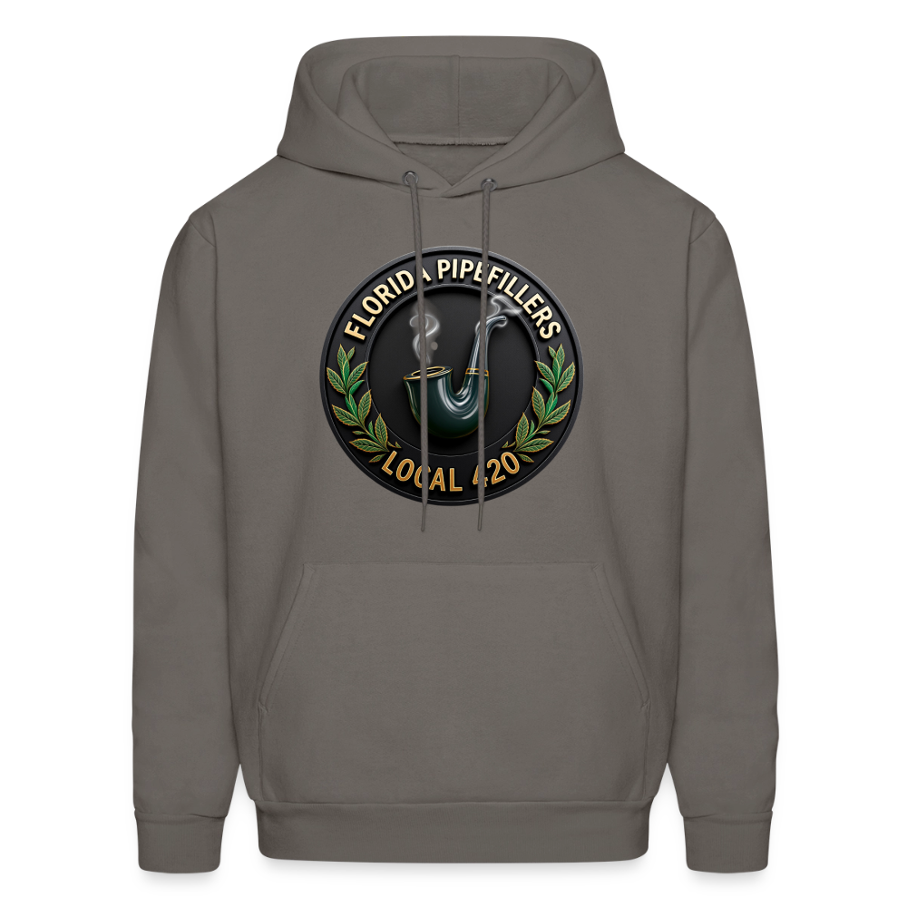 FLORIDA PIPEFILLERS LOCAL 420 F/B DESIGN Men's Hoodie - asphalt gray