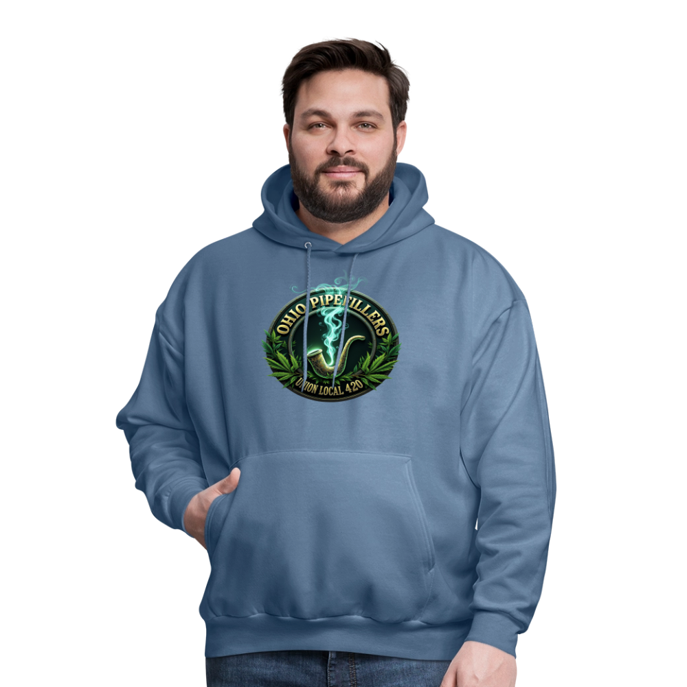 OHIO PIPEFILLERS UNION LOCAL 420 Men's Hoodie - denim blue