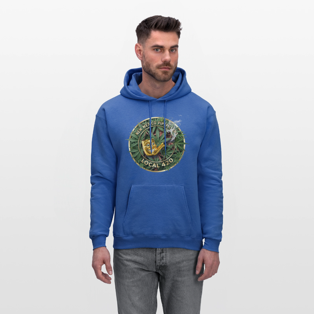 NEW MEXICO PIPEFILLERS LOCAL 420 Men's Hoodie - royal blue