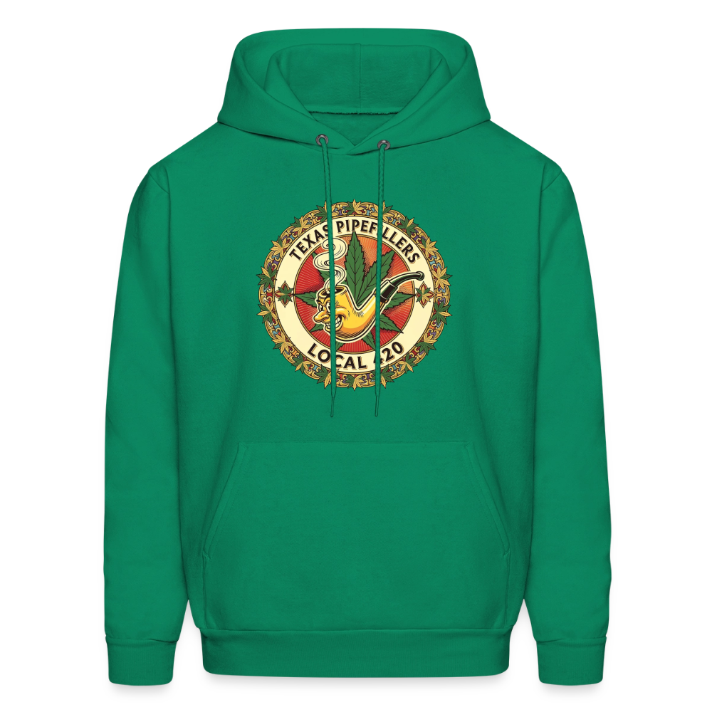 TEXAS PIPEFILLERS LOCAL 420 Men's Hoodie - kelly green