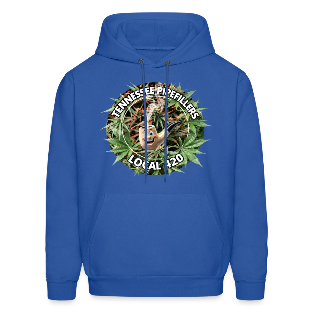 TENNESSEE PIPEFILLERS LOCAL 420 Men's  Hoodie - royal blue