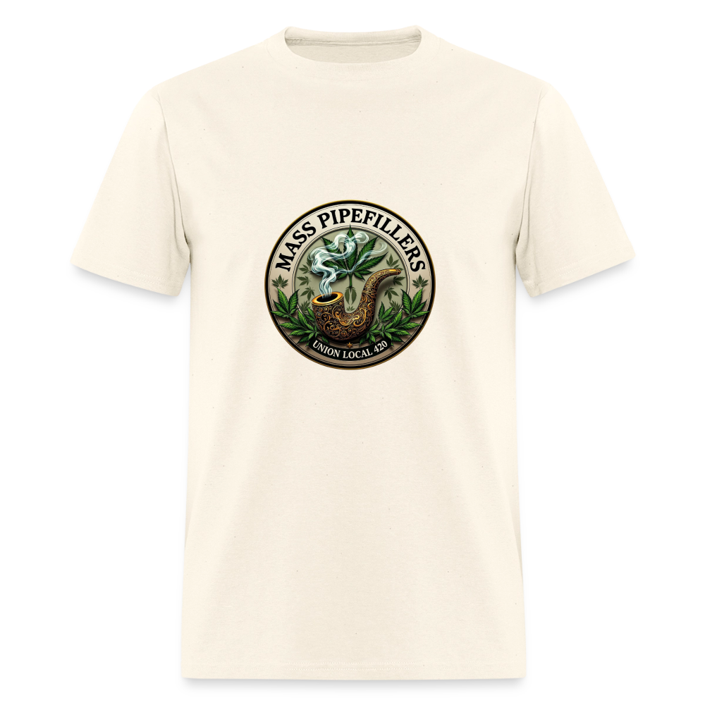 MASS PIPEFILLERS UNION LOCAL 420 Men's T-Shirt - sweet cream heather