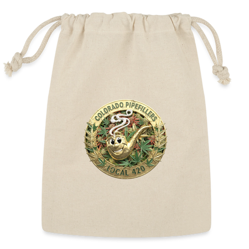 COLORADO PIPEFILLERS LOCAL 420 Reusable Gift Bag - Natural