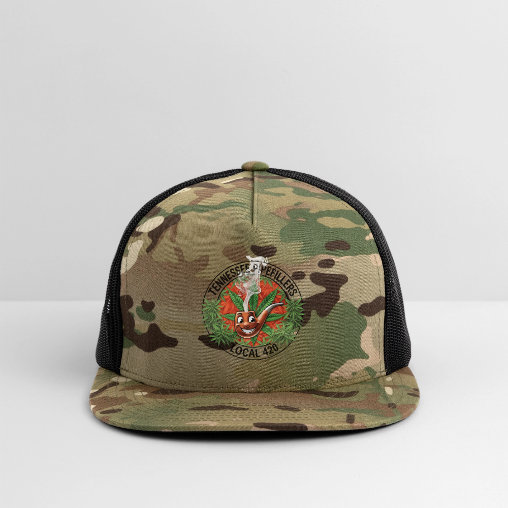 TENNESSEE PIPEFILLERS LOCAL 420 Trucker Hat - MultiCam\black