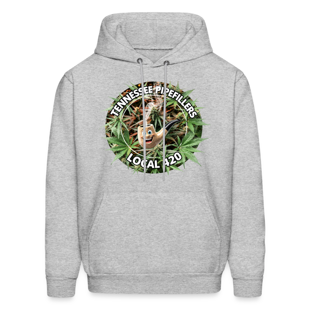 TENNESSEE PIPEFILLERS LOCAL 420 Men's  Hoodie - heather gray