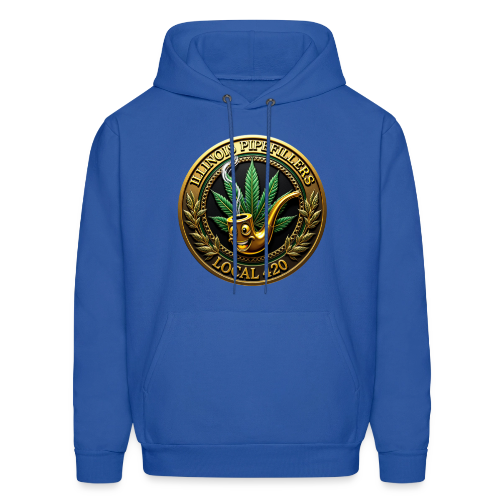 ILLINOIS PIPEFILLERS LOCAL 420 Men's Hoodie - royal blue