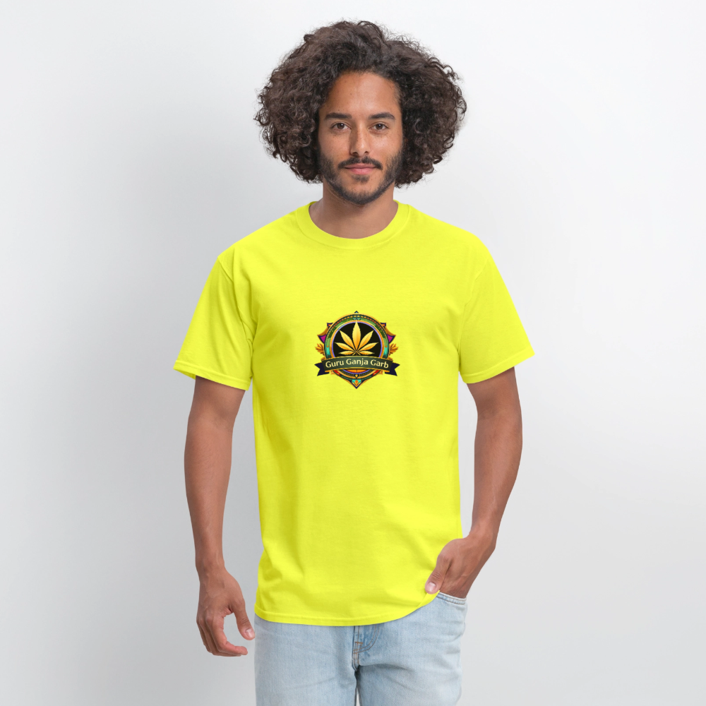 OFFICAL GURU GANJA GARB  GGG Men's T-Shirt - safety green