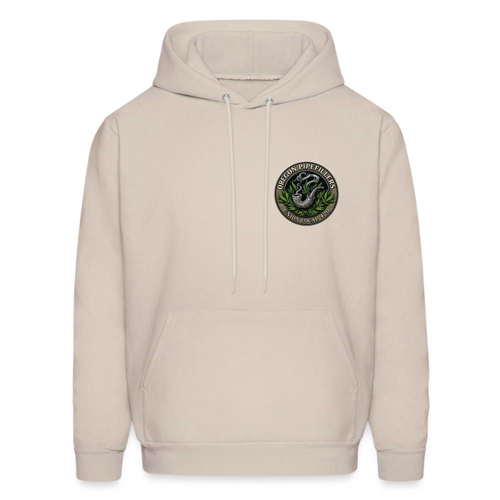 OREGON PIPEFILLERS UNION LOCAL 420 Men's Hoodie - Sand
